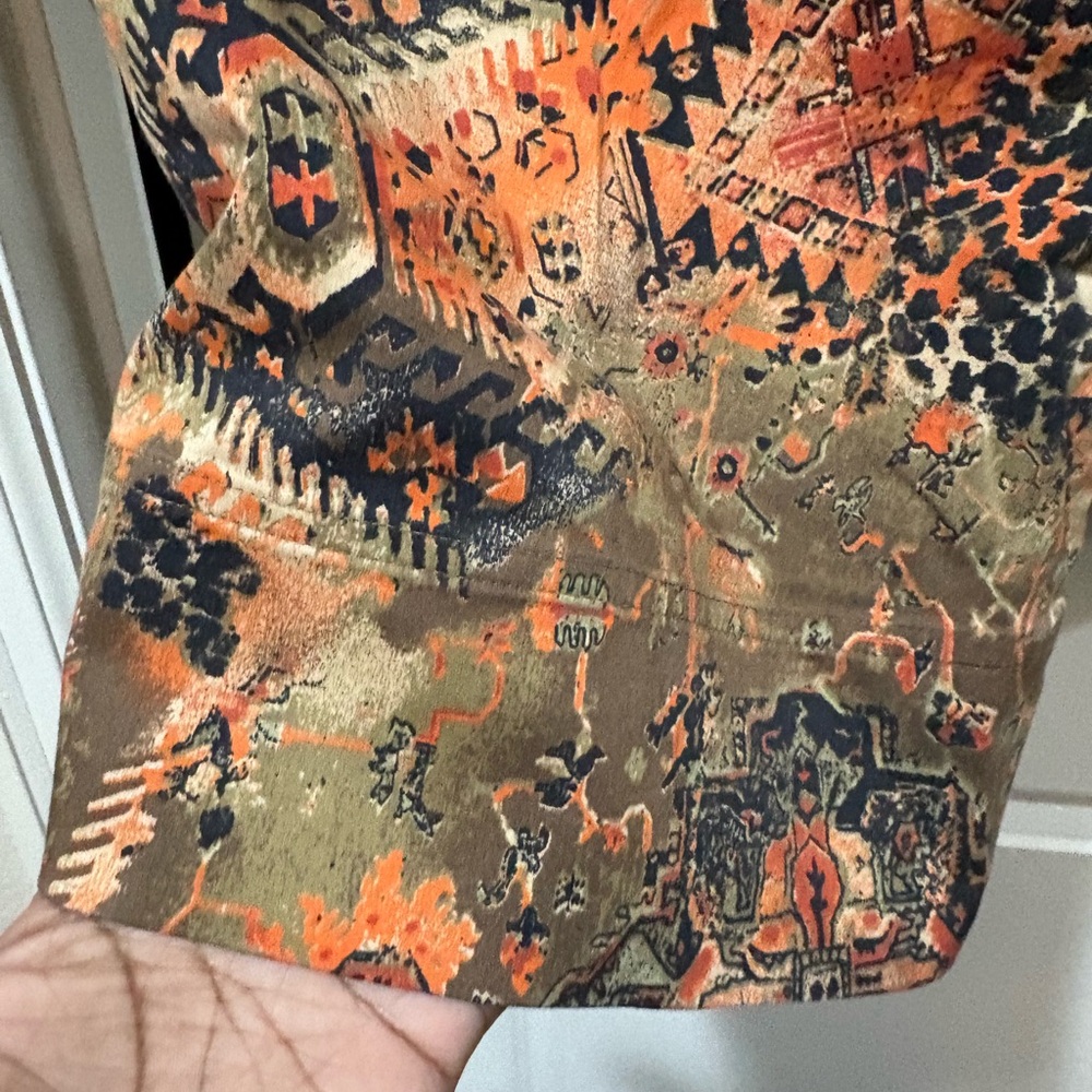 Chico's Design Multicolor Patterned crop pants - image 5